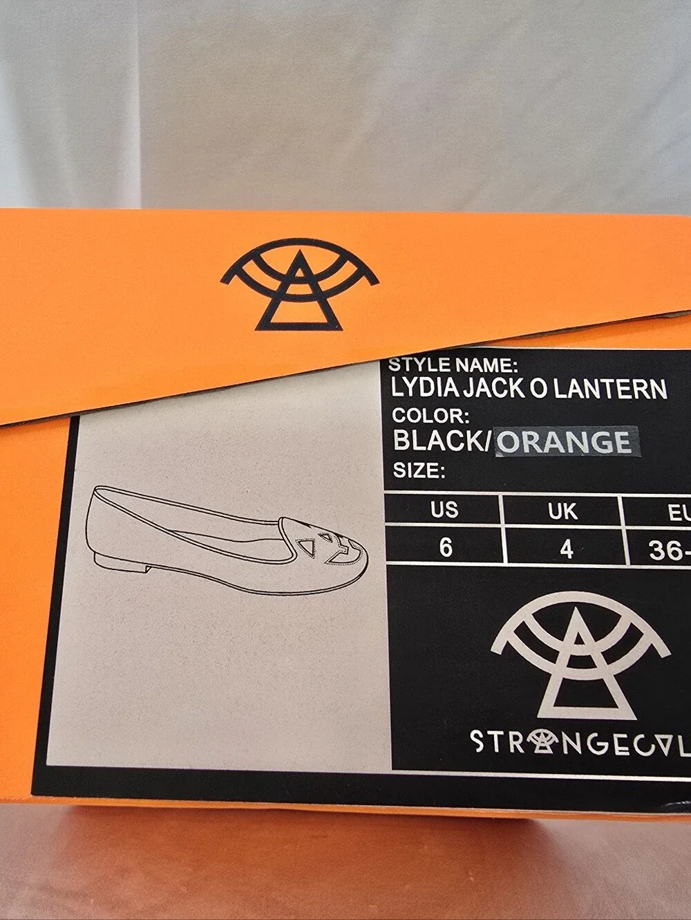 Strange Cult Jack O' Lantern Slip on Flats Shoes